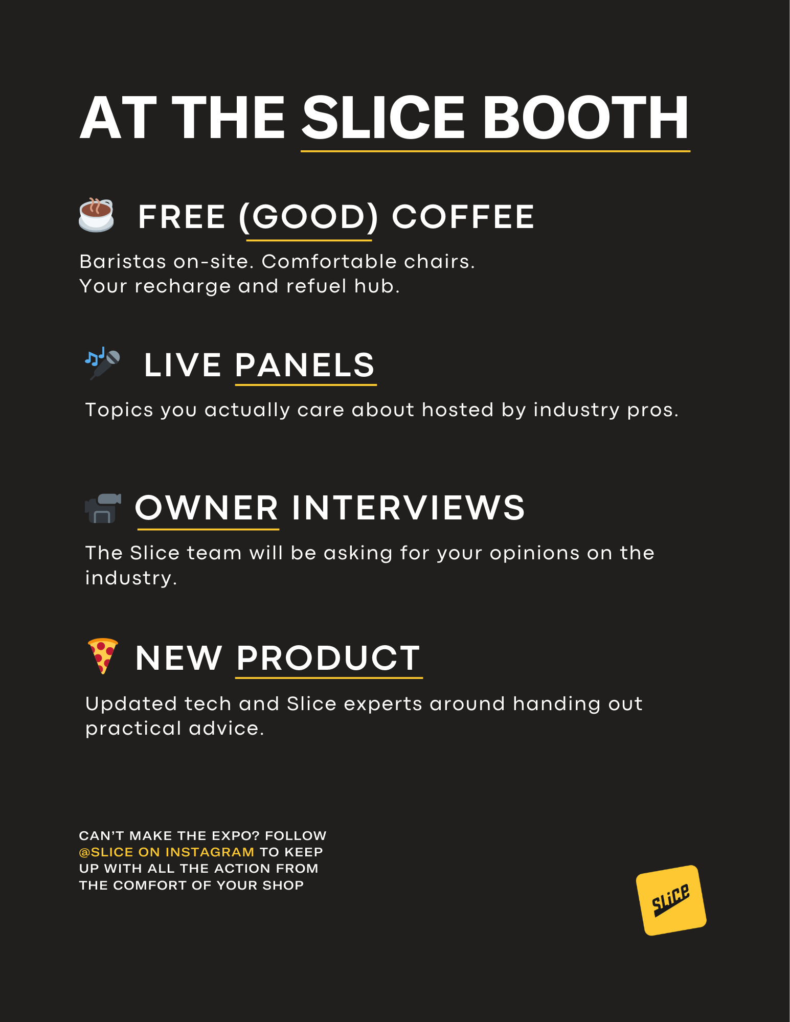 Slice at expo Slice at expo